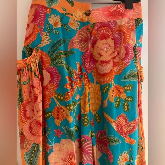 Farm Rio x Anthropologie Floral Wide-Leg Pants - Picture 9 of 9
